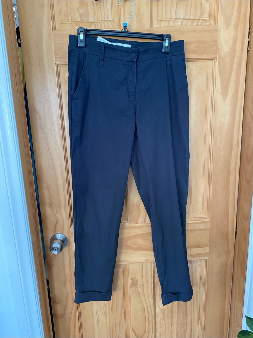 Women's Black Chinos - Tailored Pull-On Style